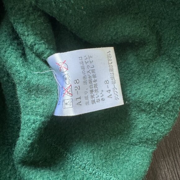 Vintage Ralph Lauren Polo Bear Sweatshirt Logo Mens small Green * - Picture 6 of 11